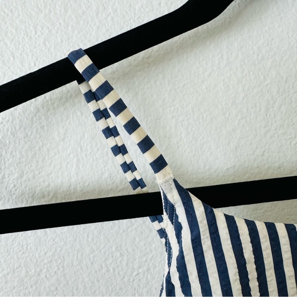Lululemon Waterside Striped Bikini Top Navy and White - Picture 2 of 6